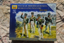 images/productimages/small/RUSSIAN LINE INFANTRY 1812-1814 Zvezda ZVE6808 voor.jpg